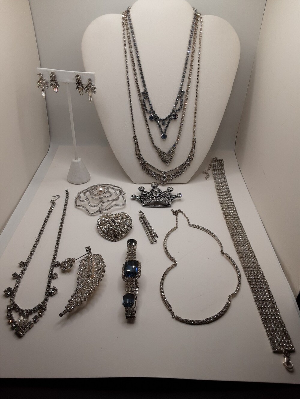 Vintage Rhinestone Jewelry Bundle